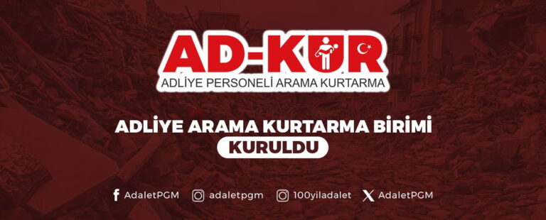 Adliye Arama Kurtarma Birimi Kuruldu