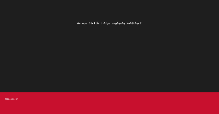Avrupa Birliği üye sayısı kaçtır?