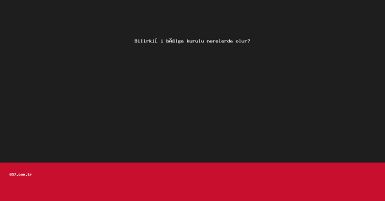 Bilirkişi bölge kurulu nerelerde olur?