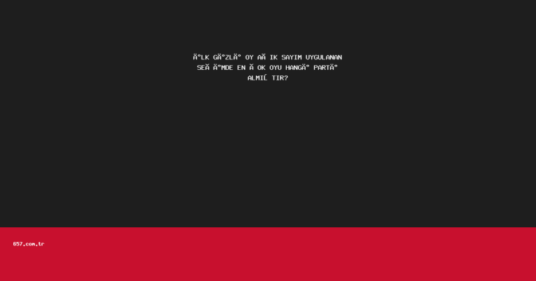 İLK GİZLİ OY AÇIK SAYIM UYGULANAN SEÇİMDE EN ÇOK OYU HANGİ PARTİ ALMIŞTIR?