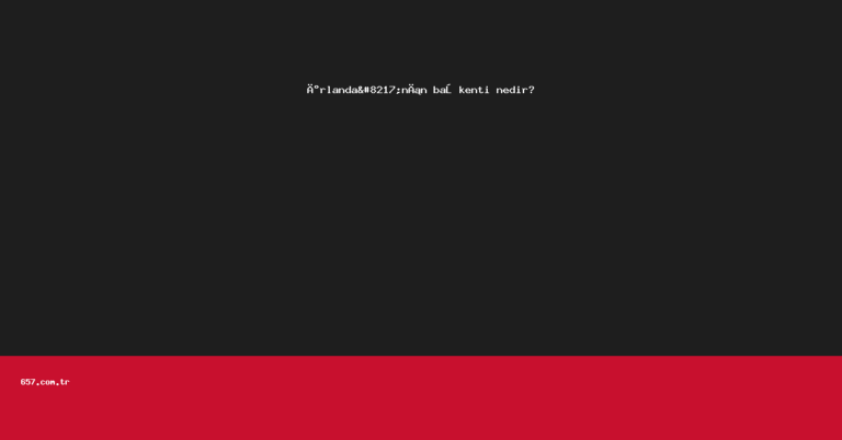 İrlanda’nın başkenti nedir?