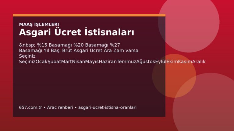 Asgari Ücret İstisnaları Nedir? Ne İşe Yarar, Nasıl Kullanılır?