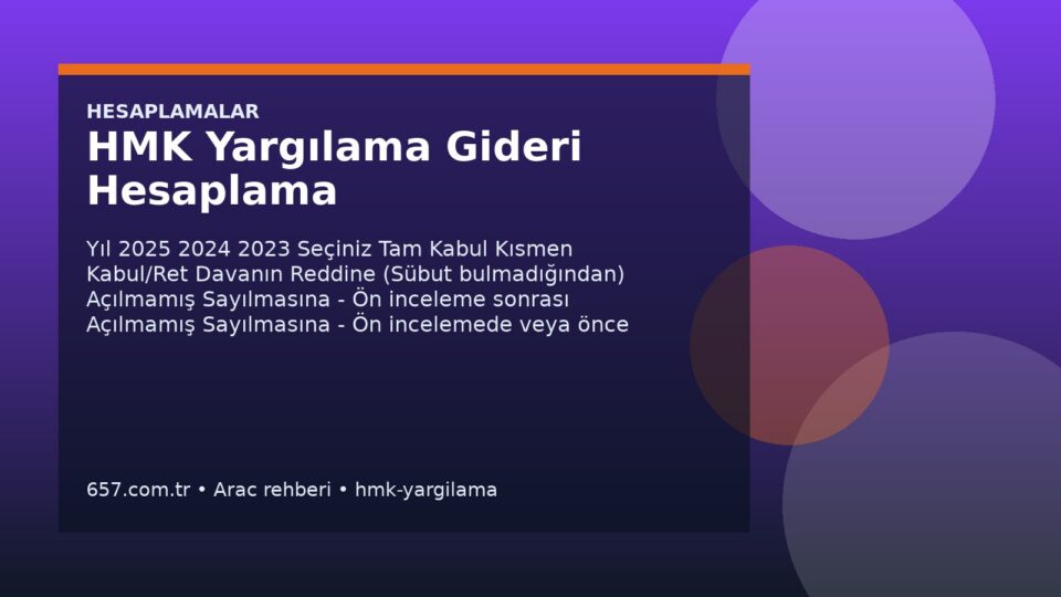 HMK Yargılama Gideri Hesaplama kapak gorseli