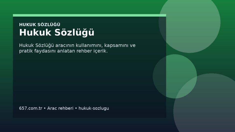 Hukuk Sözlüğü kapak gorseli