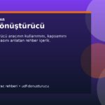 UDF Dönüştürücü kapak gorseli